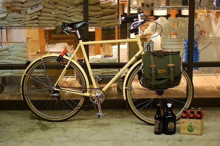 bicycle beer holder