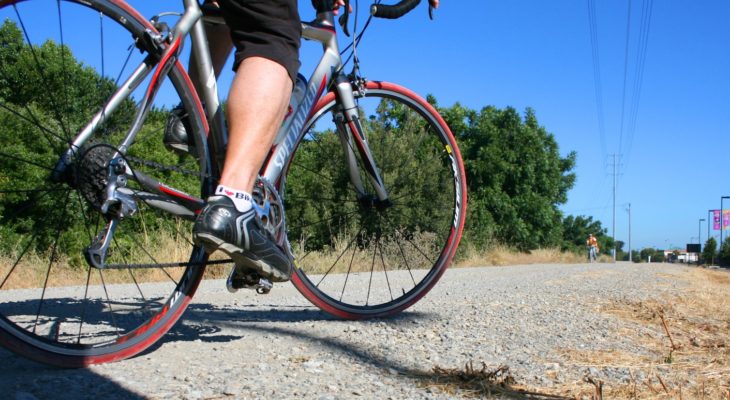 putting gravel tires on a road bike