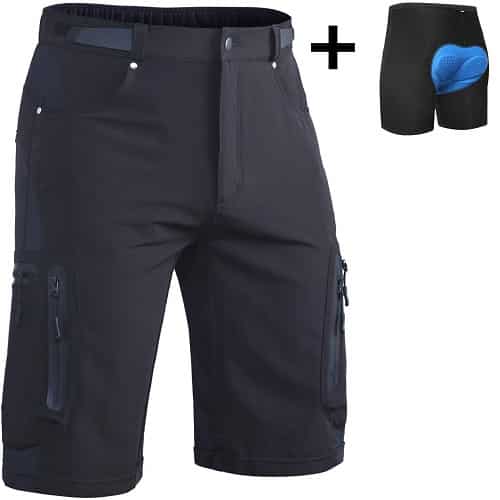 Pantalones cortos de bicicleta de montaña MTB para hombre Ally