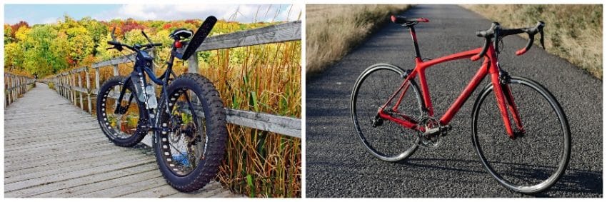 Road Bike vs Fat Bike