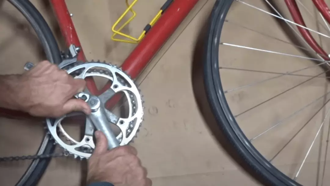 how to remove a bike crank without a puller