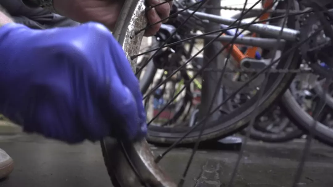 removing rust from a bike