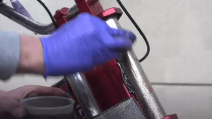 removing rust from bike