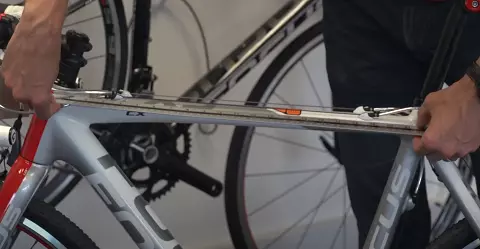 how is frame size measured on a bike