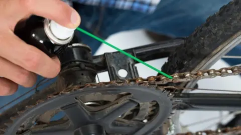 clean bike chain soap and water