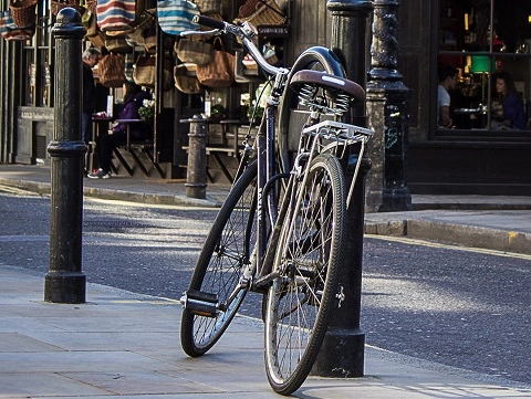 Old Style Bicycle on London Street