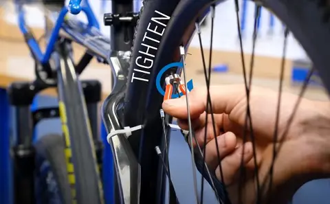 tightening bike spokes