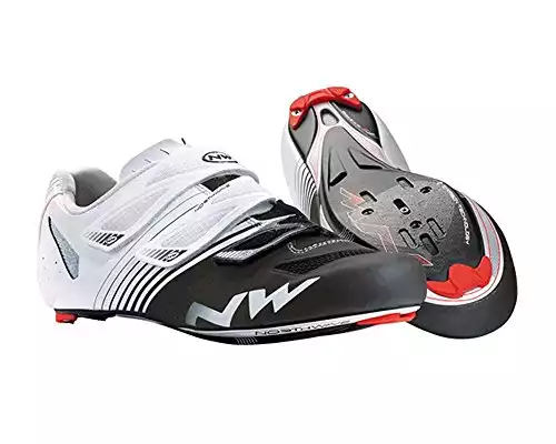 Northwave Torpedo 3S Road Shoes Men's- White/Black- 41